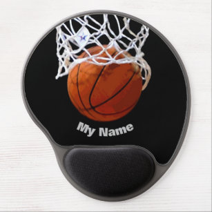 Basketball Your Name Gel Mouse Pad