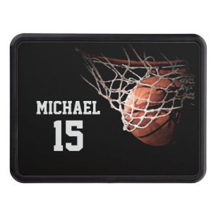 Basketball Your Name Hitch Cover