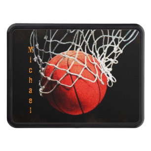Basketball Your Name Hitch Cover