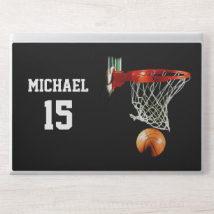 Basketball Your Name HP Laptop Skin