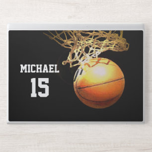 Basketball Your Name HP Laptop Skin