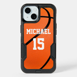 Basketball Your Name iPhone 15 Case