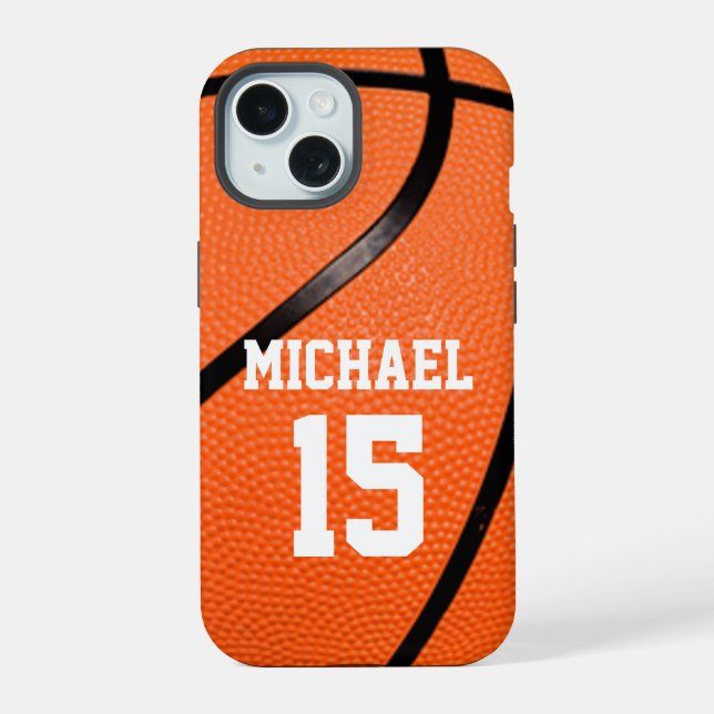 Basketball Your Name Iphone Case (Back)