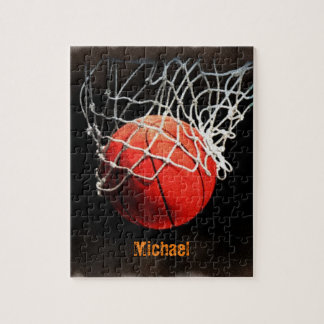 Basketball Your Name Jigsaw Puzzle