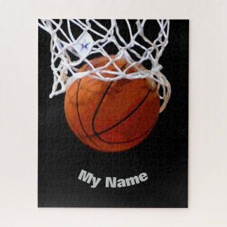 Basketball Your Name Jigsaw Puzzle