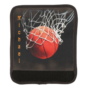 Basketball Your Name Luggage Handle Wrap