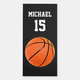 Basketball Your Name Magnetic Notepad