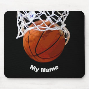 Basketball Your Name Mouse Pad