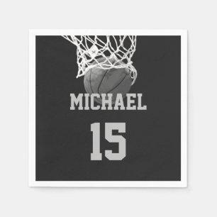 Basketball Your Name Napkins
