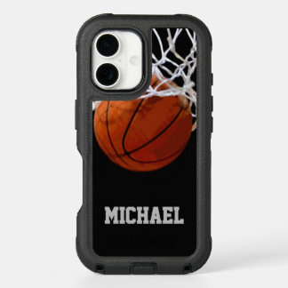 Basketball Your Name iPhone 16 Case