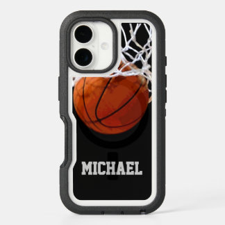 Basketball Your Name iPhone 16 Case