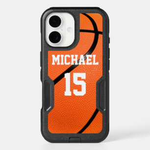 Basketball Your Name iPhone 16 Case