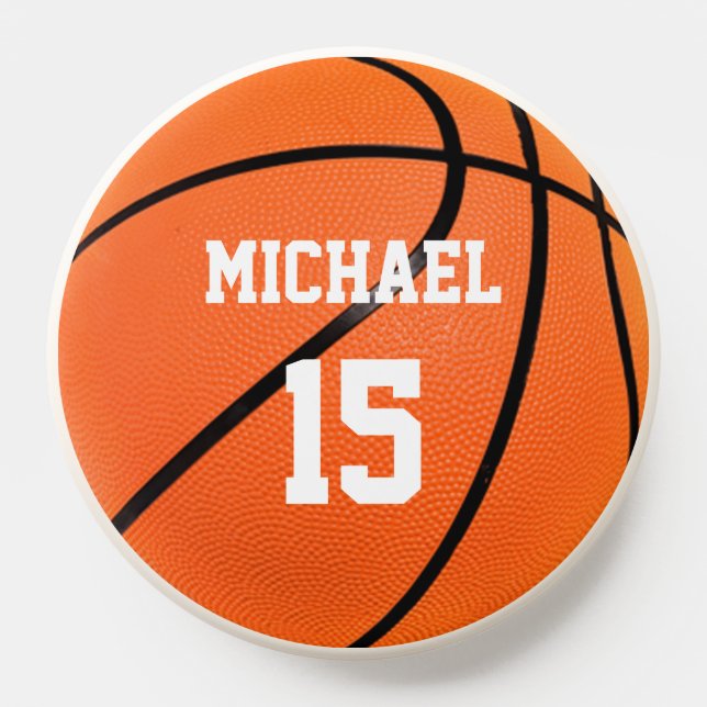 Basketball Your Name PopSocket (Popsocket)