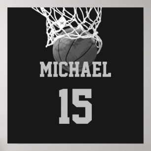 Basketball Your Name Poster