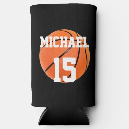 Basketball Your Name Seltzer Can Cooler