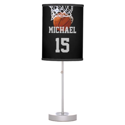 Basketball Your Name Table Lamp