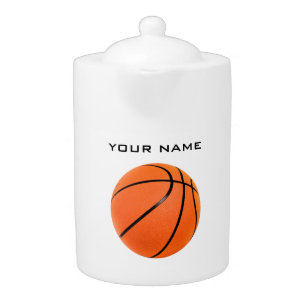Basketball Your Name Teapot