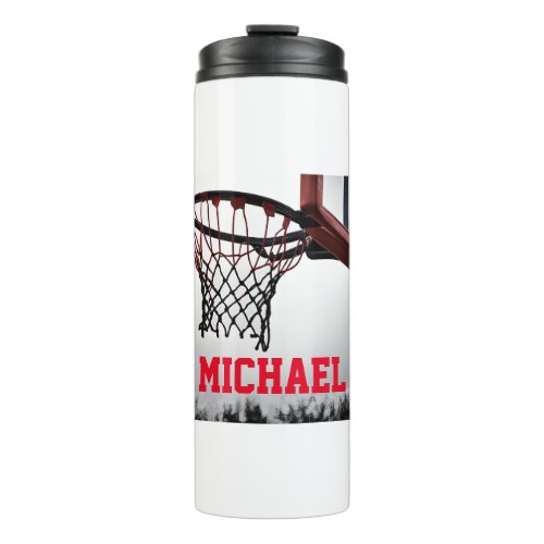 Basketball Your Name Thermal Tumbler