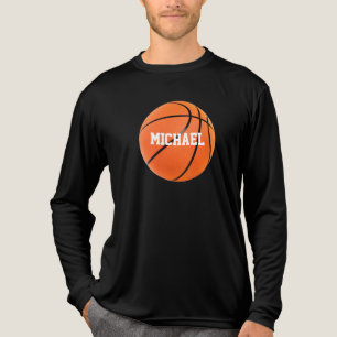 Basketball Your Name Tri-Blend Shirt