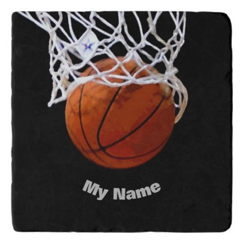 Basketball Your Name Trivet