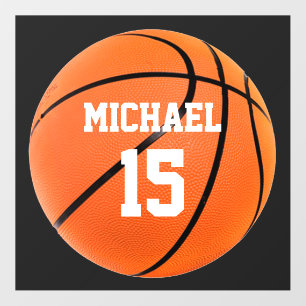 Basketball Your Name Wall Decal
