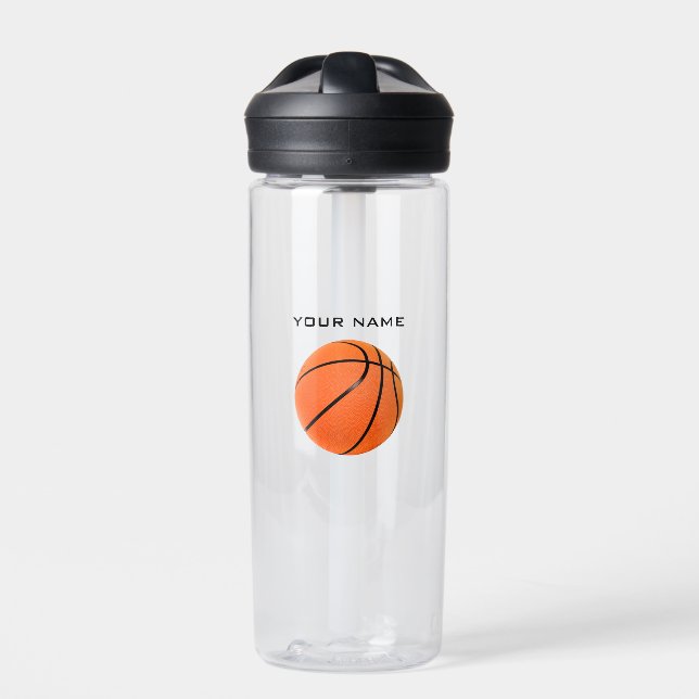Basketball Your Name Water Bottle (Front)