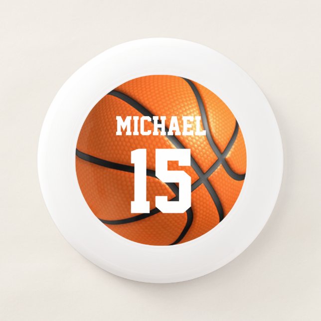 Basketball Your Name Wham-O Frisbee (Front)