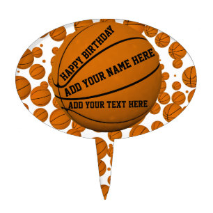 Basketballs Cake Topper
