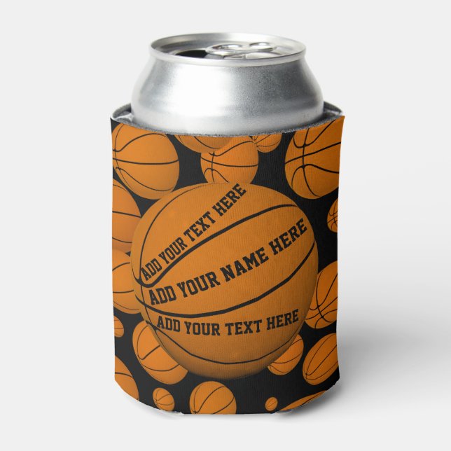Basketballs Can Cooler (Can Front)