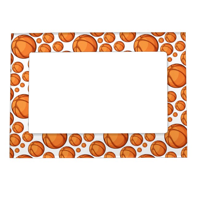 Basketballs Design Magnetic Frame (Front)
