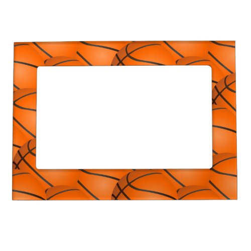 Basketballs Design Magnetic Photo Frame