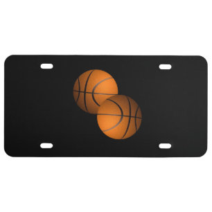 Basketballs License Plate