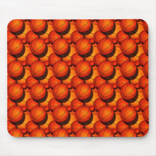 Basketballs Mouse Pad (Front)