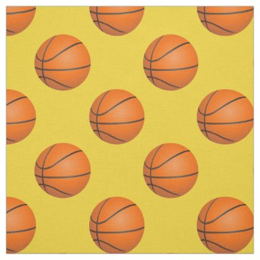 basketballs pattern fabric