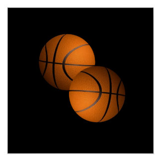 Basketballs Poster