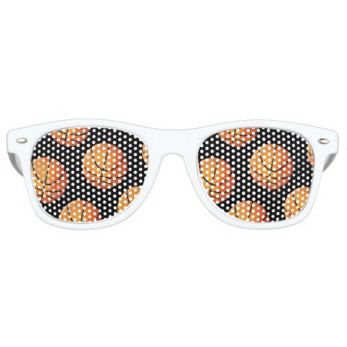 Basketballs  Sports Gift Retro Sunglasses