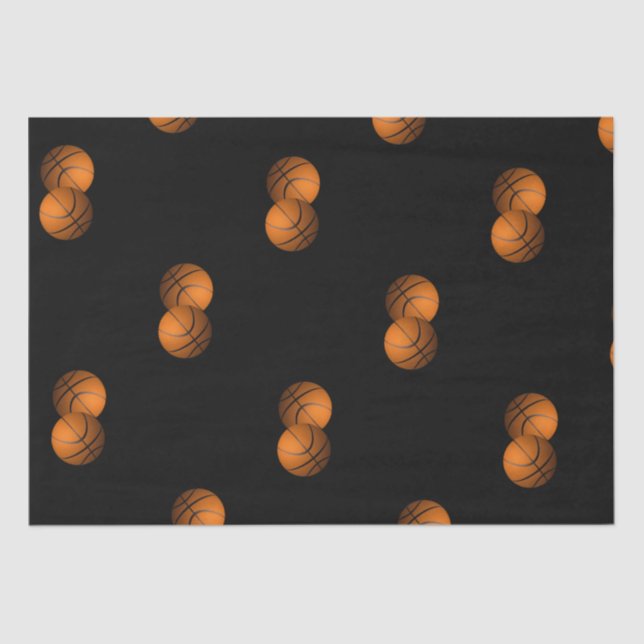 Basketballs Tissue Paper (Front)
