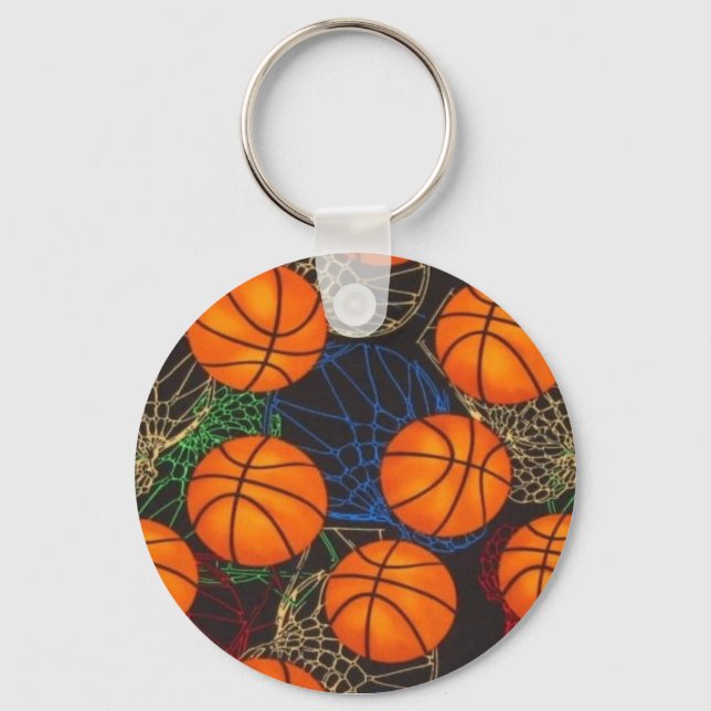 Basketballsandnets Keychain (Front)