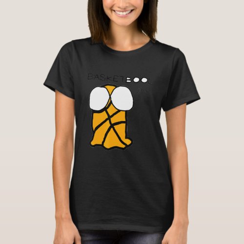 Basketbool time  Basketball Halloween design T_Shirt