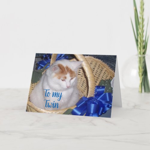 BASKETFUL OF PURRRFECT BIRTHDAY WISHES CARD