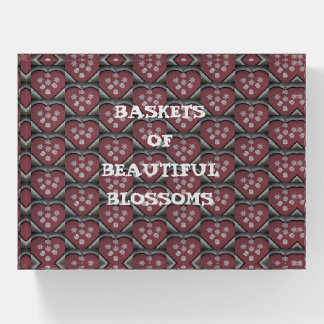 Baskets Of Beautiful Blossoms Paperweight