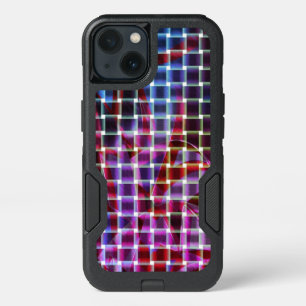 Baskets style on tones of dark pink, lilac, purple iPhone 13 case