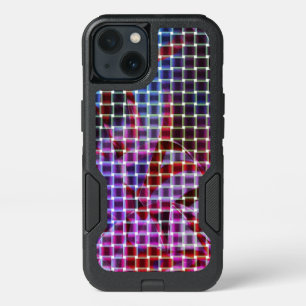 Baskets style on tones of dark pink, lilac, purple iPhone 13 case