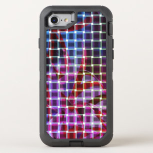 Baskets style on tones of dark pink, lilac, purple OtterBox defender iPhone SE/8/7 case