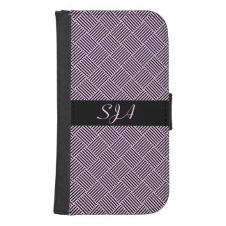 Basketweave Design Phone Wallet