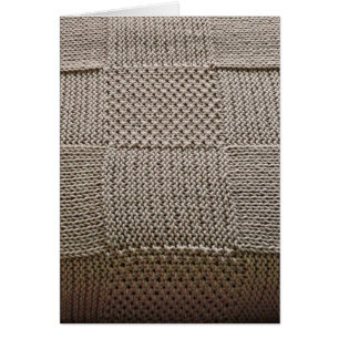 Basketweave Patchwork Knit by Shirley Taylor Cards