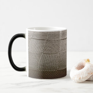 Basketweave Patchwork Knit by Shirley Taylor Color Morph Mug