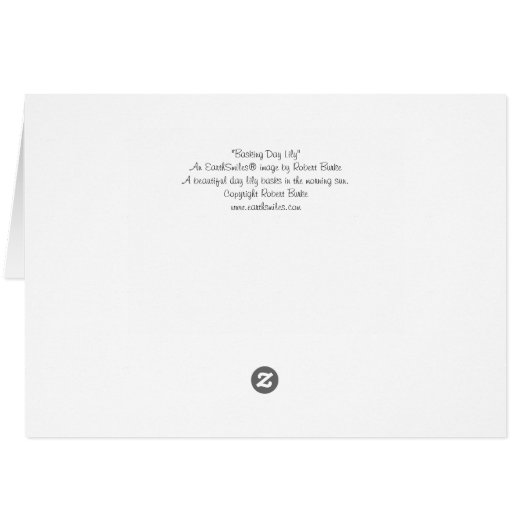 Basking Day Lily (Back Horizontal)