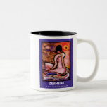 "Basking in the Sun" by Zermeno Two-Tone Coffee Mug