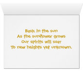 Basking in the Sun Cards (Inside Horizontal (Bottom))